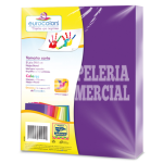 PAPEL FLOURESCENTE T.CARTA C/U MORADO